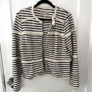 Dolan|Anthropologie Fringe Trimmed Jacket Size M